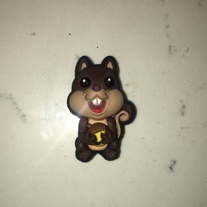 Justin Bieber croc charm - squirrel